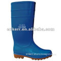 blue pvc safety boots, oil resistance anti acid-base PVC boots